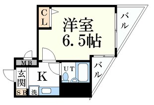 エスリード京都駅前の物件間取画像